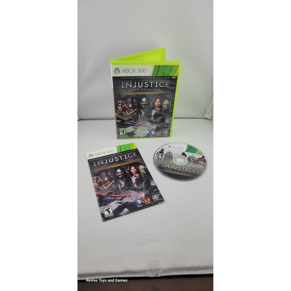 Injustice Gods Among Us Ultimate Edition (Microsoft Xbox 360, 2013) CIB Complete